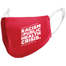 Load image into Gallery viewer, Face Mask (union made) - NY Health Act x Racism is a Public Health Crisis
